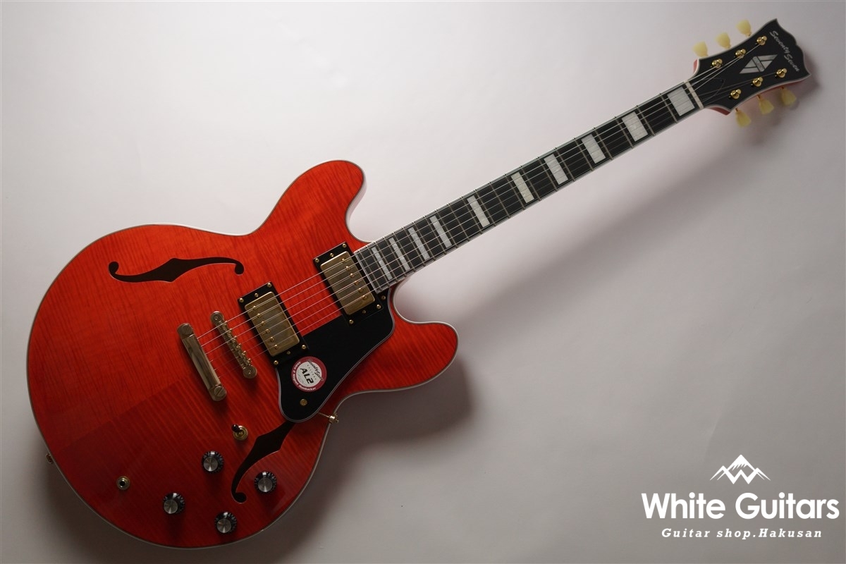 Seventy Seven Guitars EXRUBATO-CTM-JT - T-RED | White Guitars